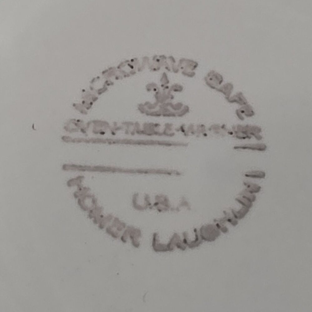 Homer Laughlin White logged Cereal Bowl 7.5" - Picture 4 of 7